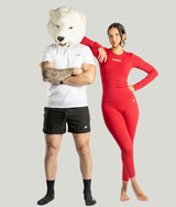 Passion Long Sleeve in Red, view 8 — GYMKUMA