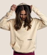 Nino Hoodie in Stone, second fit — GYMKUMA