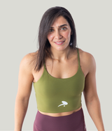 Level UP Bra Top - Olive