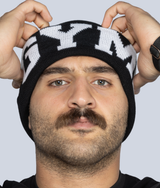 Flag Beanie in Black — GYMKUMA