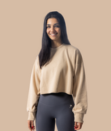 Citadel Cropped Crew - Beige