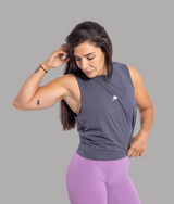 All out crop top - IRON