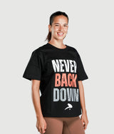 Never Back Down - Black