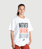 Never Back Down - White