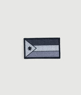 Jordan flag tactical patch in blacked-out raised stitching