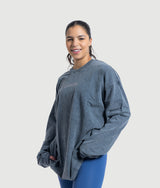 Roots Heavyweight Crew - Stone Blue