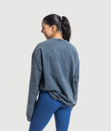 Roots Heavyweight Crew - Stone Blue