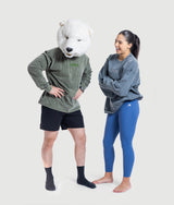 Roots Heavyweight Crew - Stone Blue