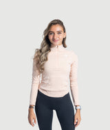 Lilly Half Zip - Nude Pink