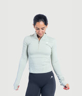 Lilly Half Zip - Misty Teal