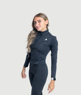 Lilly Half Zip - Black