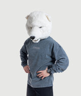 Roots Heavyweight Crew - Stone Blue