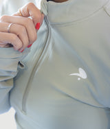 Lilly Half Zip - Misty Teal