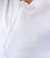 Lilly Half Zip - White
