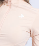 Lilly Half Zip - Nude Pink