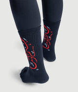 Script Socks - Black