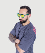 Maverick Sunglasses - Green ICE