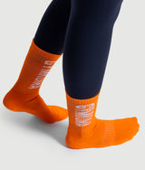 Crew Socks - Orange/White