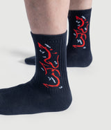 Script Socks - Black
