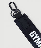 All Day keychain in nylon webbing with white branding