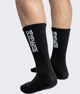 Papa Bear Socks in Black, view 2 — GYMKUMA