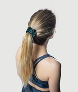 Small green hair scrunchie for training