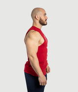 BEAST Drop Armhole Tank - Red