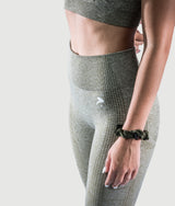 GYMKUMA green scrunchie, soft gym hair tie