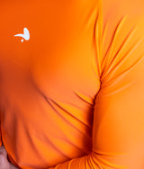 Icon Rash Guard - Long Sleeve/ Orange