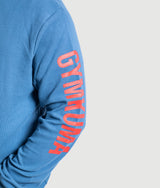 824 Hoodie - Sky Blue/Red