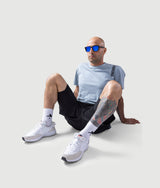 Maverick Sunglasses - Black/Blue