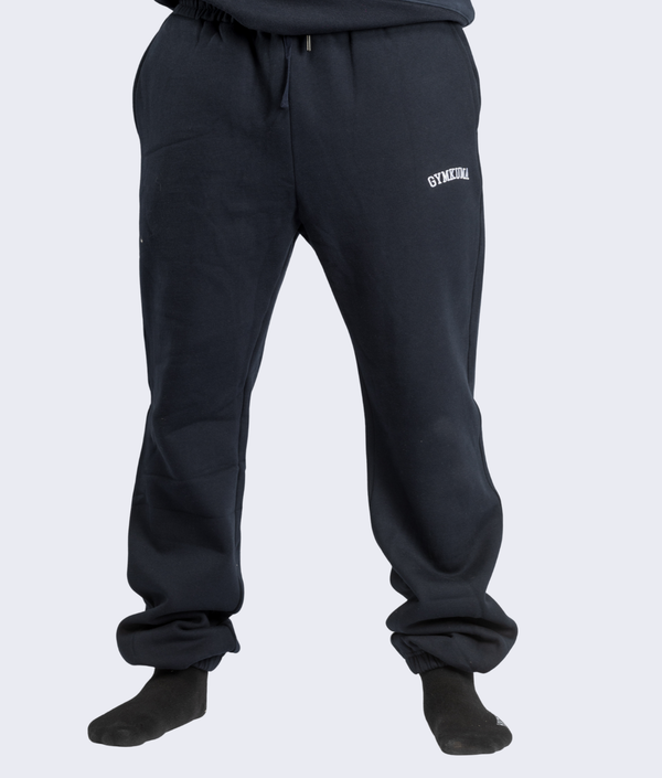 Varsity Sweatpants in Navy Blue — GYMKUMA