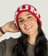 Flag Beanie - Red