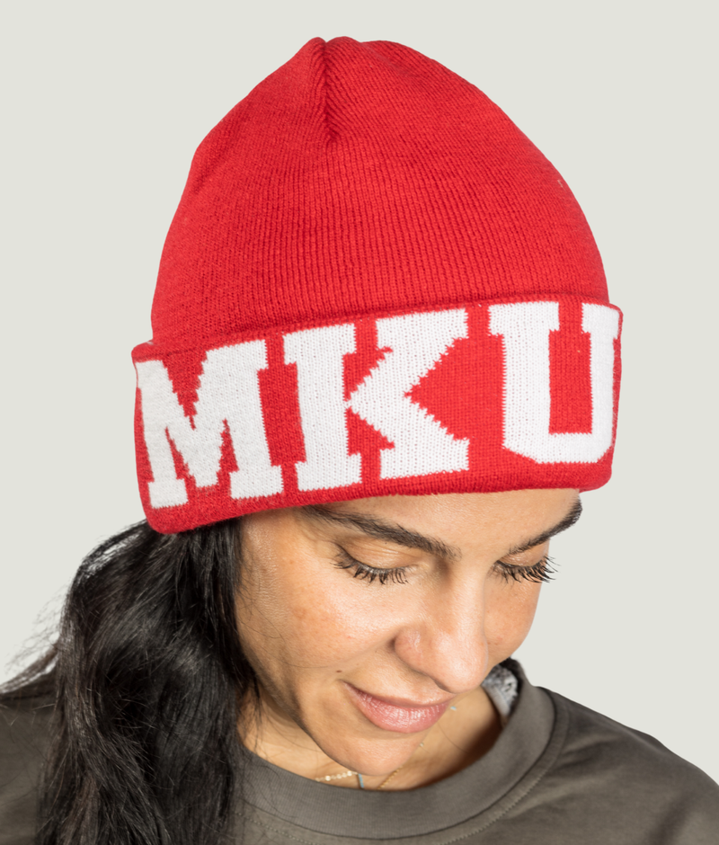 Flag Beanie - Red