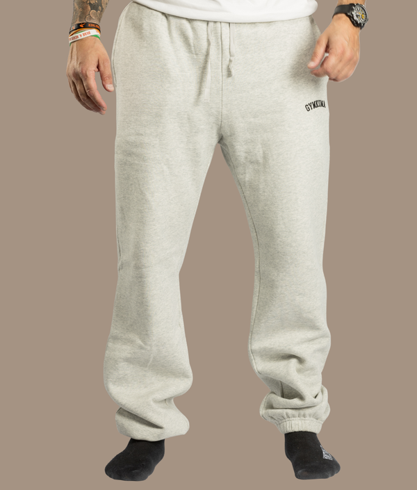 Varsity Sweatpants in Athletic Gray — GYMKUMA