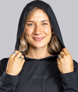 Icy LS Hooded Shirt - Black