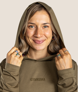 Icy LS Hooded Shirt - Olive Green