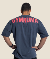 Iron Oversized T-Shirt - Gray/Red