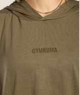 Icy LS Hooded Shirt - Olive Green