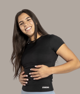 Ultimate short sleeve Top - Black