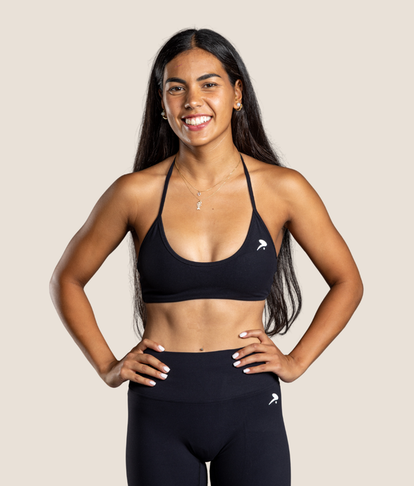 Next Level Bra in Black — GYMKUMA