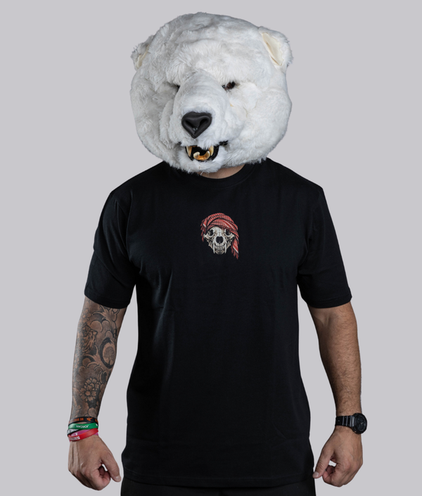 Bear Skull T-Shirt - Black