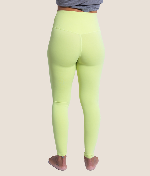 Power Leggings - Neon Yellow