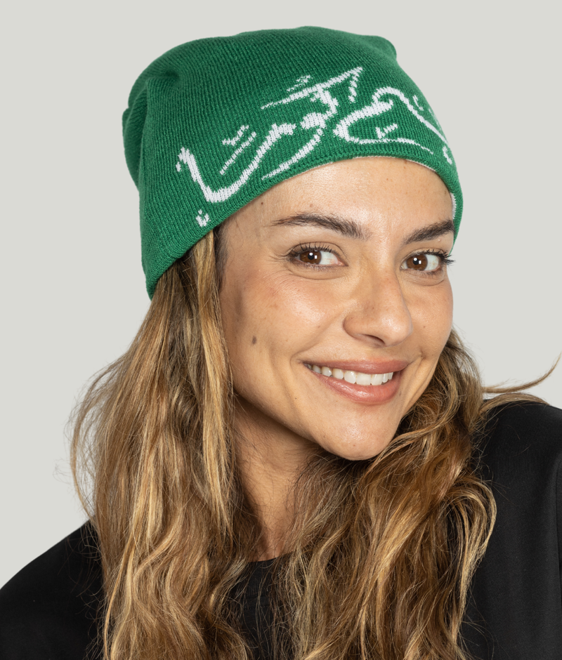 Flag Beanie - Green