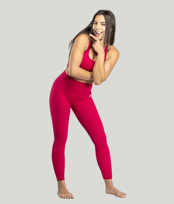 Fly Bra in Crimson Muse, view 7 — GYMKUMA