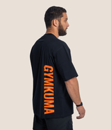 Iron Oversized T-shirt - Orange/Black