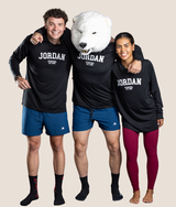 Icy Jordan Varsity LS - Black