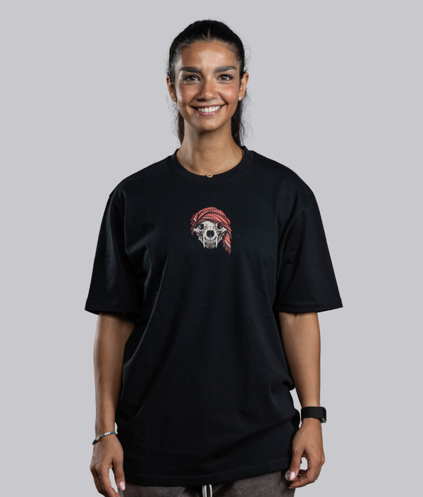 Bear Skull T-Shirt - Black