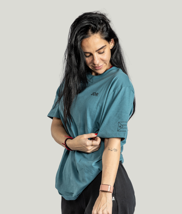 J3 T-Shirt in Blue — GYMKUMA