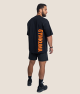 Iron Oversized T-shirt - Orange/Black